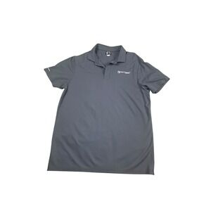 NIGHTHAWK CUSTOM Polo Shirt Unisex XL Charcoal Gray Stretch Logo Embroidered